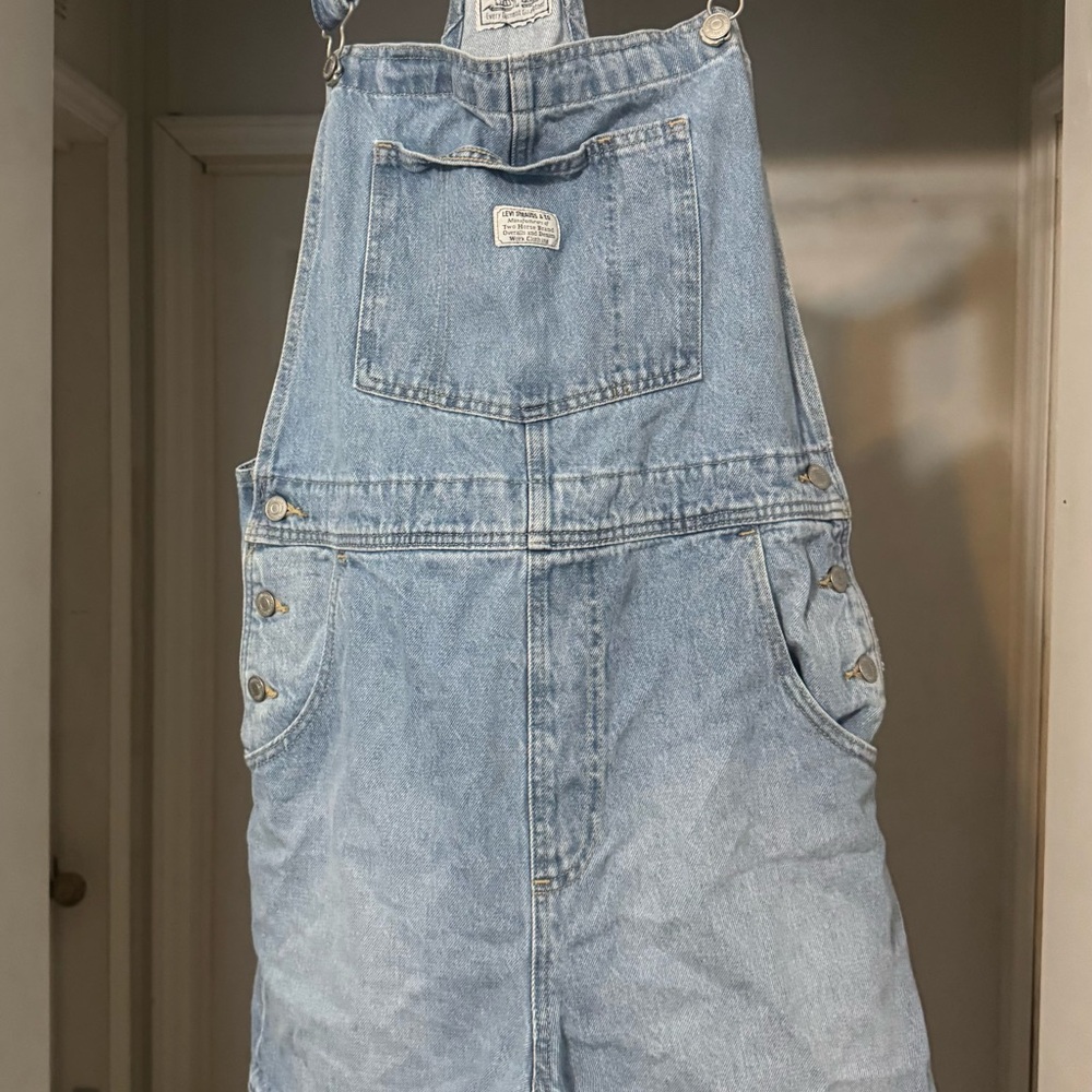 Levi Strauss Light Blue Denim Women's Jeans Overalls